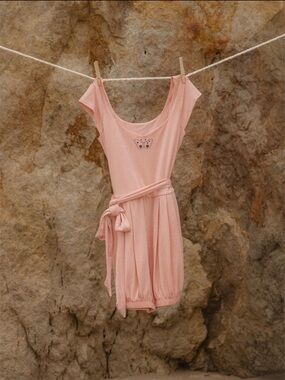 PURUSHA PEOPLE SPELL ROMPER BRAND NEW, SMALL, FOREST FIBER SUSTAINABLE